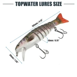Unique Bargains Fishing Lures Jerk Baits For Bass Fishing Lifelike Freshwater Lures ABS Multicolor 0.04lb 3 Pcs 7 Unique Bargains Fishing Lures Jerk Baits For Bass Fishing Lifelike Freshwater Lures ABS Multicolor 0.04lb 3 Pcs -Futuro Brand GUEST 0026abe0 6dba 4901 b9fe 893a12fdcf4c