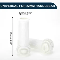 Unique Bargains Child Bike Handlebar Grips Covers 4.33" White 1 Pair -Futuro Brand GUEST 0104dc9e 664b 4d86 a5cd e400f87735b2