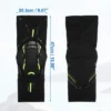 Unique Bargains Compression Knee Braces EVA Padded Leg Sleeves For Men Women Nylon 2pcs