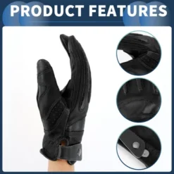 Unique Bargains Motorcycle Gloves Motorbike Dirt Bike Bicycle Racing ATV UTV Sheep Leather 1 Pair -Futuro Brand GUEST 0156b916 4a8e 475d 952e cf97f81a1e82