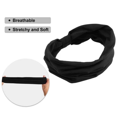 Unique Bargains Cotton Sweatbands Stretchy Moisture Wicking Headband For Fitness Sports Yoga 1 PCS 2 Unique Bargains Cotton Sweatbands Stretchy Moisture Wicking Headband For Fitness Sports Yoga 1 PCS - Image 2