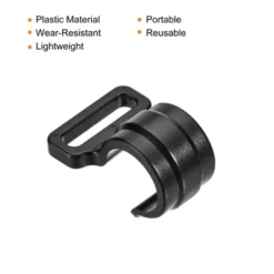 Unique Bargains Outdoor Camping ID C Shape Plastic Clamp Tent Pole Clips 19mm Black Set Of 10 -Futuro Brand GUEST 02d038c7 7086 4f22 b905 61692975bffc