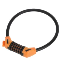 Unique Bargains Bicycle Padlock Cable Spiral Lock 5 Digit Resettable Bike Cable Lock Orange -Futuro Brand GUEST 03108cf2 72ab 4af1 baad b549203d6dbc