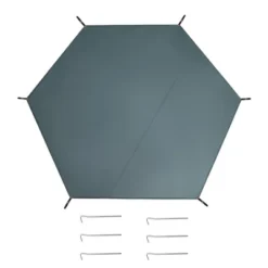 Unique Bargains Waterproof Tent Tarp With Ground Nail Gray 1 Set -Futuro Brand GUEST 036a8ef7 3f1d 4fca a654 ae2fba50835b