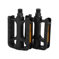 Unique Bargains Cycling Bike Pedal 9/16" Spindle Plastic Bicycle Flat Pedals For Road Mountain BMX MTB Bike Black -Futuro Brand GUEST 03d6a453 16f9 4d76 917b 508930fea59a