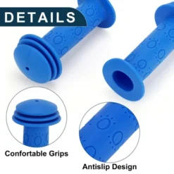 Unique Bargains Child Bike Handlebar Grips Covers 4.13" Blue 1 Pair -Futuro Brand GUEST 03dd6bee e330 4f6d ad2e 2b542eb6d745