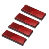 Unique Bargains M5x0.8 Motorcycle Bike Plastic Universal Screw Mount Reflective Warning Reflector 4 Pcs