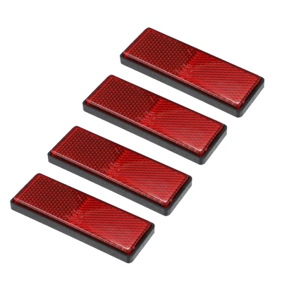 Unique Bargains M5x0.8 Motorcycle Bike Plastic Universal Screw Mount Reflective Warning Reflector 4 Pcs 1 Unique Bargains M5x0.8 Motorcycle Bike Plastic Universal Screw Mount Reflective Warning Reflector 4 Pcs