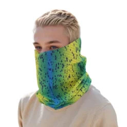 Unique Bargains Sunscreen Stripes Pattern Face Scarf Mask Blue Yellow 1 Pc -Futuro Brand GUEST 04205f6b 8f5b 4960 bc9b b8f65cbecfcf