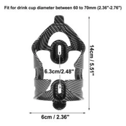 Unique Bargains Bicycle Water Drink Cup Bottle Holder Cages Rack Carbon Fiber Pattern Black 2 Pcs -Futuro Brand GUEST 045872a7 bd2b 42f5 a5ba 90a9a92ee917