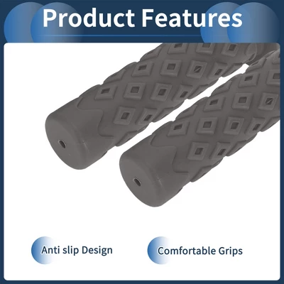 Unique Bargains Bike Handlebar Grips Covers 4.72" Gray 1 Pair 4 Unique Bargains Bike Handlebar Grips Covers 4.72" Gray 1 Pair - Image 4