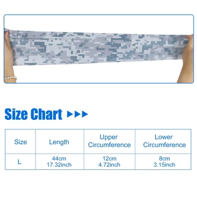 Unique Bargains Basketball Sports Camouflage Cooling Arm Elbow Compression Sleeve Gray White 1 Pair 3 Unique Bargains Basketball Sports Camouflage Cooling Arm Elbow Compression Sleeve Gray White 1 Pair - Image 3