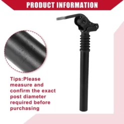 Unique Bargains Bicycle Seat Post Black 1 Pc -Futuro Brand GUEST 063c6e1c 4bf9 450e ab93 0e721db52762