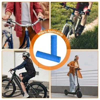 Unique Bargains Rubber Non-Slip Mushroom Bike Fit 7/8" Handlebar Grips 4.53" 2 Pairs 3 Unique Bargains Rubber Non-Slip Mushroom Bike Fit 7/8" Handlebar Grips 4.53" 2 Pairs - Image 3