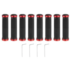 Unique Bargains Non-Slip Mushroom Double Lock-on Bike Handlebar Grips 5.12" 4 Pairs With Hex Wrench -Futuro Brand GUEST 076941d1 c574 4eb5 8204 1102891c5eec