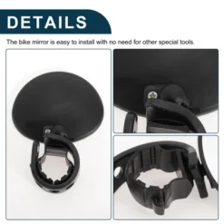 Bike Rearview Mirror 9.5x6.8cm Adjustable | Front Handlebar Bike Mirror Black For Bicycle Mountain Road Bike 1 Pcs 9 Bike Rearview Mirror 9.5x6.8cm Adjustable | Front Handlebar Bike Mirror Black For Bicycle Mountain Road Bike 1 Pcs -Futuro Brand GUEST 086d55ee 587f 4069 8008 4b24e8b23868