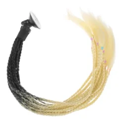 Unique Bargains Helmet Decor Gradient Braid Ponytail Black Beige 25 Inches -Futuro Brand GUEST 0964ae1f f973 4b6d a349 d0255fa46b2d