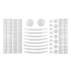 Unique Bargains Bicycle Motorbike Reflective Safety Warning Tape Outer Reflective Strip Multi-purpose PET 42pcs -Futuro Brand GUEST 09d1c524 3e31 43a0 90a7 74beca0e543f