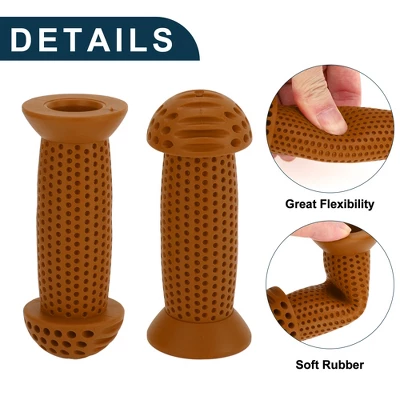 Unique Bargains Child Bike Handlebar Grips Covers 3.94" Brown 1 Pair 2 Unique Bargains Child Bike Handlebar Grips Covers 3.94" Brown 1 Pair - Image 2