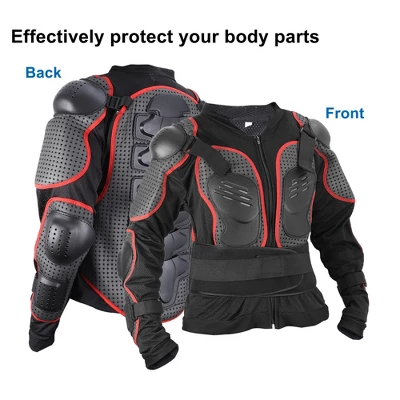Unique Bargains Dirt Bike Motorcycle Riding Protective Full Body Armor Thorax Back Backbone Protector For Off-Road Cycling Red Size 2XL 3 Unique Bargains Dirt Bike Motorcycle Riding Protective Full Body Armor Thorax Back Backbone Protector For Off-Road Cycling Red Size 2XL - Image 3