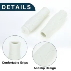 Unique Bargains Bike Handlebar Grips Covers 4.92" Long White 1 Pair -Futuro Brand GUEST 0d1c024c 3a58 4f39 956b ea64bdd573c3