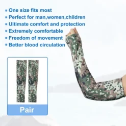 Unique Bargains Basketball Sports Camouflage Cooling Arm Elbow Compression Sleeve Green Brown Blue 1 Pair -Futuro Brand GUEST 0d3fea9a 3b7a 4ea6 8ab7 fe2649722f93