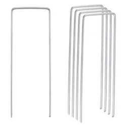 Unique Bargains Garden Stakes Pins, Galvanized Landscape Staples Outdoor Lawn Pegs For Ground Cover Weed Barrier Fabric -Futuro Brand GUEST 0e462a2a 237b 4a8e 853f eb94060625d3