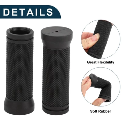 Unique Bargains Bike Handlebar Grips Covers 3.54" Long Black 1 Pair 2 Unique Bargains Bike Handlebar Grips Covers 3.54" Long Black 1 Pair - Image 2