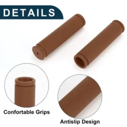 Unique Bargains Bike Handlebar Grips Covers 4.92" Brown 1 Pair -Futuro Brand GUEST 0ee28869 dd0c 451a 99f9 3d052587a0f3