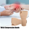 Unique Bargains Wrist Support Compression Sleeves Elastic Thin Wrist Brace For Women And Men 1 Pair
