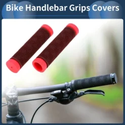 Unique Bargains Bike Handlebar Grips Covers 5.12" Pink 1 Pair