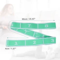 Unique Bargains High Elastic 8-Loop Yoga Stretching Exercise Band 1 Pc -Futuro Brand GUEST 10439730 0e00 44a3 8e45 6a61d247efa3