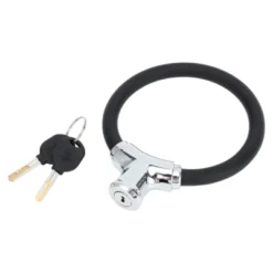 Unique Bargains Bicycle Lock Portable Ring Cable Anti-Theft Bike Lock Mini Ring Lock Black 16.54" -Futuro Brand GUEST 109229ec 2a3a 4297 9a05 f64ca7e18ec4