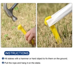Unique Bargains Tent Stakes Plastic Pegs With Hook For Camping Canopy 5 Unique Bargains Tent Stakes Plastic Pegs With Hook For Camping Canopy -Futuro Brand GUEST 1095d4a5 63c9 4769 891b 5476ad1b6e51