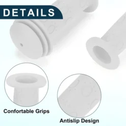 Unique Bargains Bike Handlebar Grips Covers 3.74" White 1 Pair -Futuro Brand GUEST 11f053be 1817 4d8b bba6 7c10498dc177