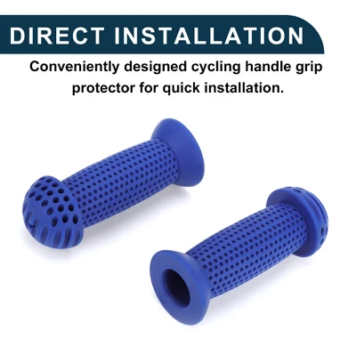 Unique Bargains Child Bike Handlebar Grips Covers 3.94" Blue 1 Pair 5 Unique Bargains Child Bike Handlebar Grips Covers 3.94" Blue 1 Pair - Image 5