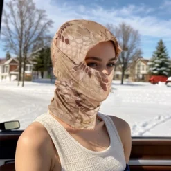 Unique Bargains Quick-drying Ice Silk Snake Pattern Balaclava Face Mask 1 Pc -Futuro Brand GUEST 12d0d1b7 05de 4d05 a385 1993da899746