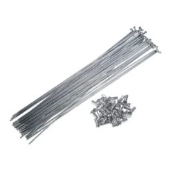 Unique Bargains J Bend Bicycle Steel Cycle Spokes With Nipples 200mm 7.87" Silver Tone 36 Pcs -Futuro Brand GUEST 13cae657 707d 432a 9a89 6fd4b0e2d88c