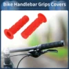 Unique Bargains Bike Handlebar Grips Covers 4.72" Orange 1 Pair