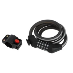 Unique Bargains Bike Lock 5 Digit Resettable Bike Cable Adjustable Bike Chain Lock Black 1 Set -Futuro Brand GUEST 146a9034 8379 40fd 8c8a 4ab80b877f0b