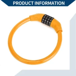 Unique Bargains Bicycle Lock Ring Anti-Theft Bike Lock Resettable 4 Digit Mini Ring Lock Orange -Futuro Brand GUEST 14855dc4 af59 498f 97a2 70280cc5d6eb