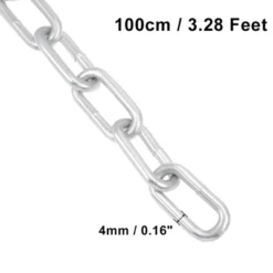 Unique Bargains Bicycle Cycling Zinc Plated 3.28 Feet Long Chain Lock With Padlock Silver 8 Unique Bargains Bicycle Cycling Zinc Plated 3.28 Feet Long Chain Lock With Padlock Silver -Futuro Brand GUEST 1536235a 2d5e 4662 a82b a7f53ce628bf