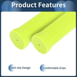 Unique Bargains Bike Handlebar Grips Covers 5.12" Yellow 1 Pair -Futuro Brand GUEST 15513f87 63a0 4ca9 a9e0 95a929814ae8