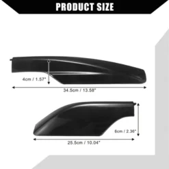 Upper Roof Rack Rails End Cap Protection Cover Shell For Toyota RAV4 2006-2012 Plastic 4 Pcs Black -Futuro Brand GUEST 155c8b58 367e 4eb2 8c80 b04844af1559