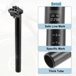 Unique Bargains Aluminum Alloy Bike Seat Post Black -Futuro Brand GUEST 15eca3c7 6ae8 43bb 88b8 36f93d93c5a8