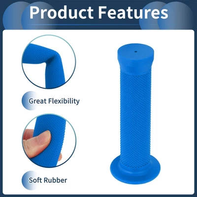 Unique Bargains Bike Handlebar Grips Covers 5.12" Blue 1 Pair 3 Unique Bargains Bike Handlebar Grips Covers 5.12" Blue 1 Pair - Image 3
