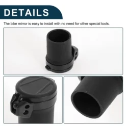 Bike Rearview Mirror 36mm Adjustable | Front Handlebar Bike Mirror Black For Bicycle Mountain Road Bike 1 Pcs -Futuro Brand GUEST 18bc4027 df7d 495e 9d70 e7e124d788e1