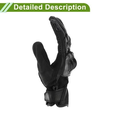 Unique Bargains Motorcycle Full Finger Gloves 1 Pair 2 Unique Bargains Motorcycle Full Finger Gloves 1 Pair - Image 2