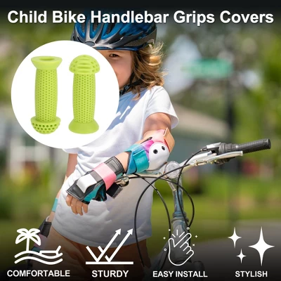 Unique Bargains Child Bike Handlebar Grips Covers 3.94" Green 1 Pair 1 Unique Bargains Child Bike Handlebar Grips Covers 3.94" Green 1 Pair