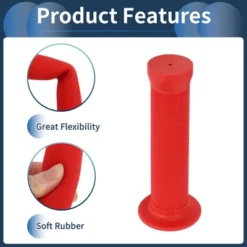 Unique Bargains Bike Handlebar Grips Covers 5.12" Red 1 Pair -Futuro Brand GUEST 1c8346b4 8668 4895 a5f5 5f6faab3b357
